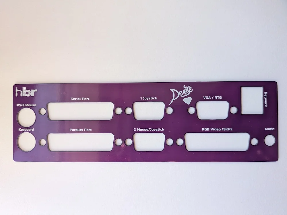 IO back panel PCB for Denise
