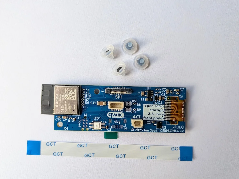 BlueSCSI Ultra - Front Panel - Assembled