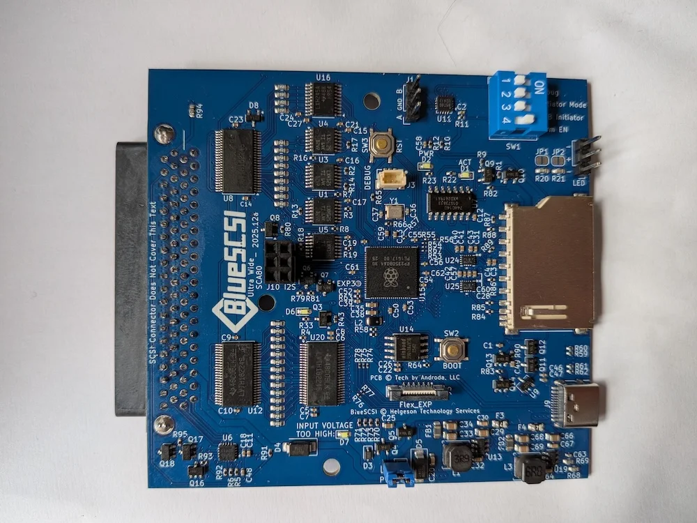 BlueSCSI Ultra - Wide SCA (80 pin) - Assembled