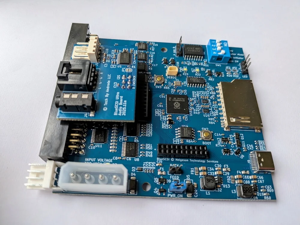 BlueSCSI Ultra - Audio for Narrow/Wide - Assembled
