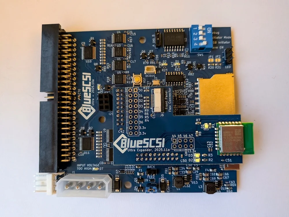 BlueSCSI Ultra - Narrow Expander Card - Assembled