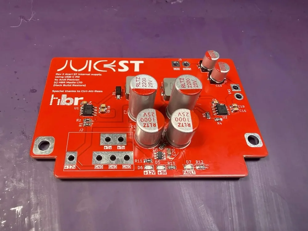 Atari ST USB-C power - JuiceST