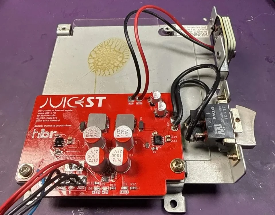 Atari ST USB-C power - JuiceST