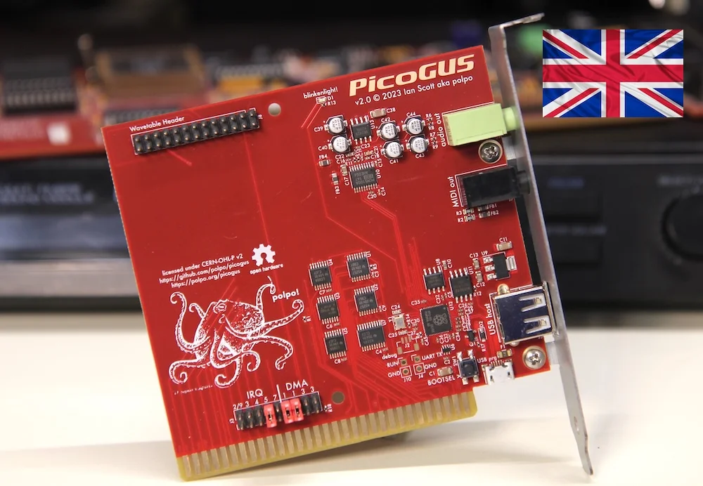 PicoGUS board UK - Fully Assembled