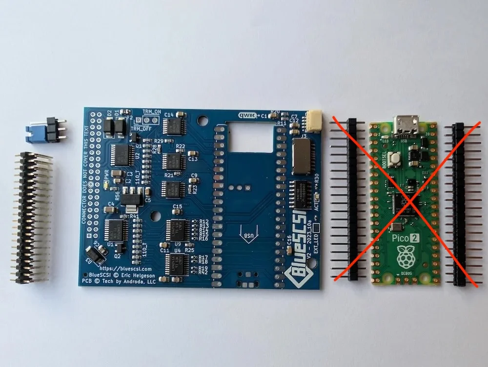 V2 BlueSCSI Powerbook Solder PCB only