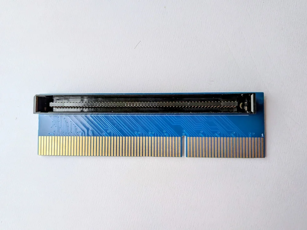 T2 Adapter board with A1200 card edge