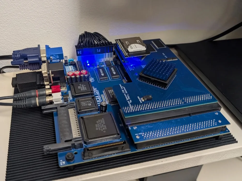 T2 Adapter board with A1200 card edge