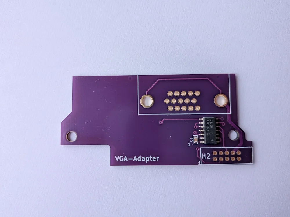 Denise RGB out to a VGA socket for 15Khz monitors